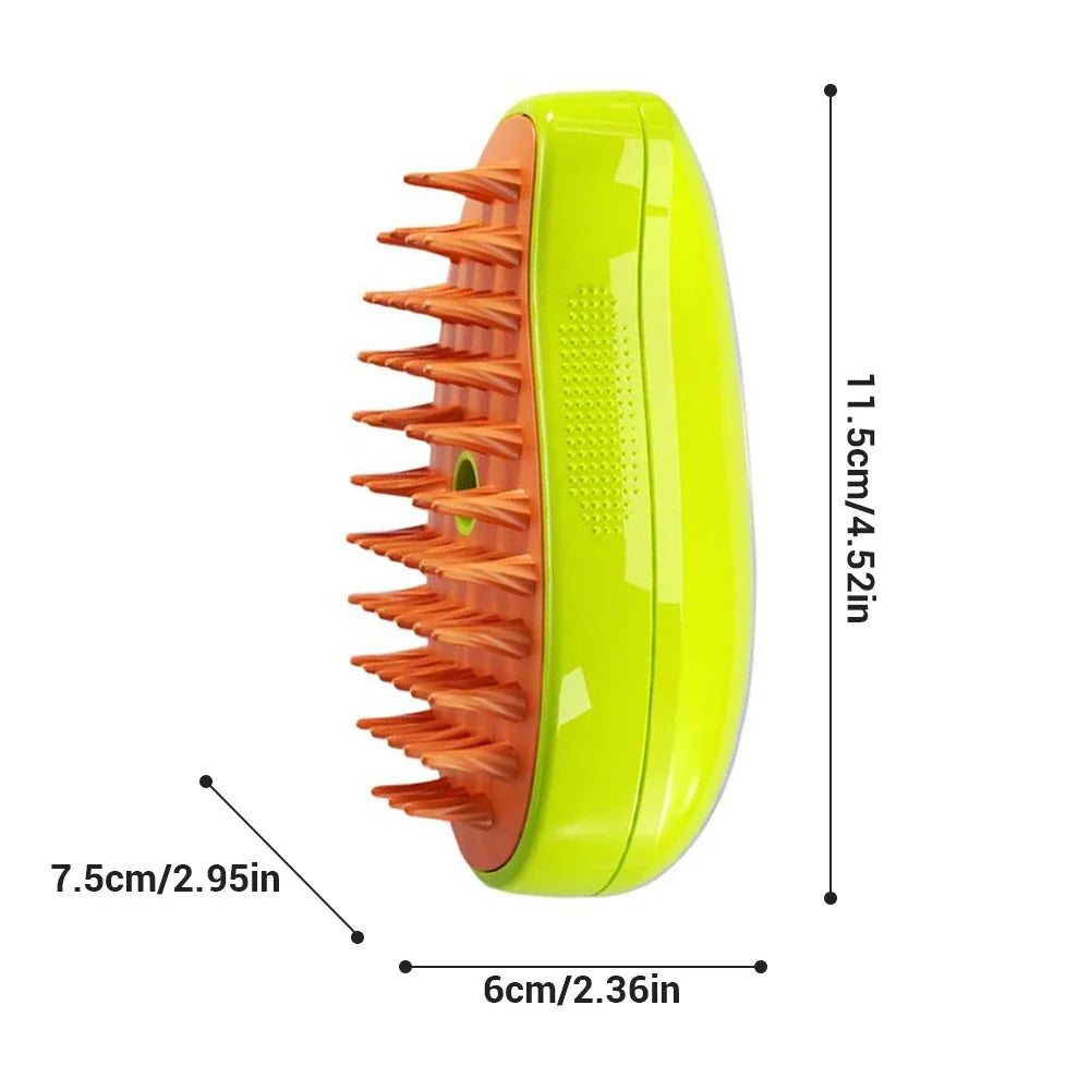 3 in 1 Electric Pet Brush Cat Steam Brush Dog Brush Spray Comb Cat Hair Brushes Massage Pet Grooming Hair Removal Combs