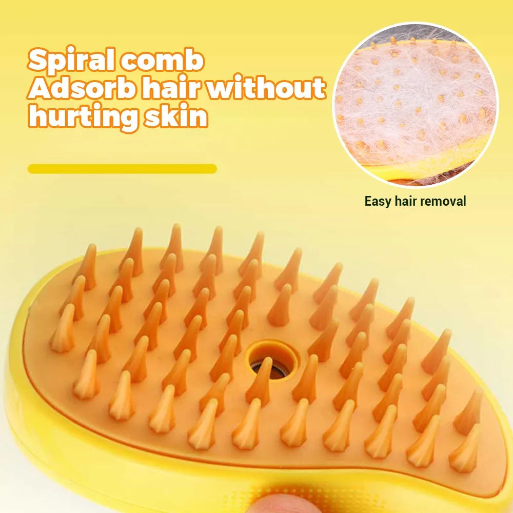 3 in 1 Electric Pet Brush Cat Steam Brush Dog Brush Spray Comb Cat Hair Brushes Massage Pet Grooming Hair Removal Combs